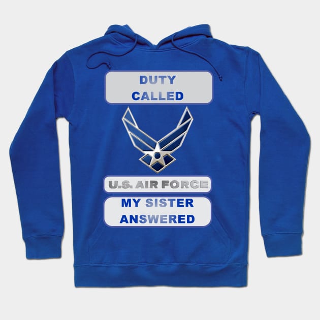 DutyCalledAirForce Sister Hoodie by Cavalrysword